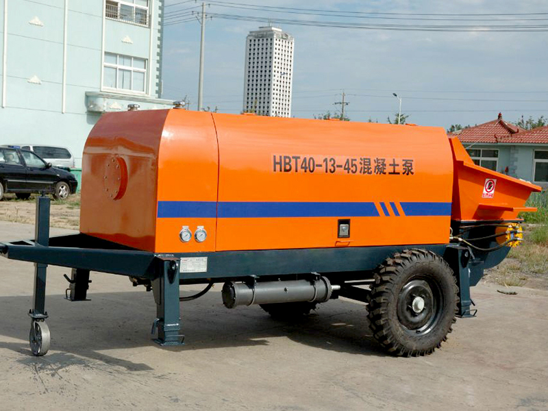 HBT40 small trailer mounted concrete pump