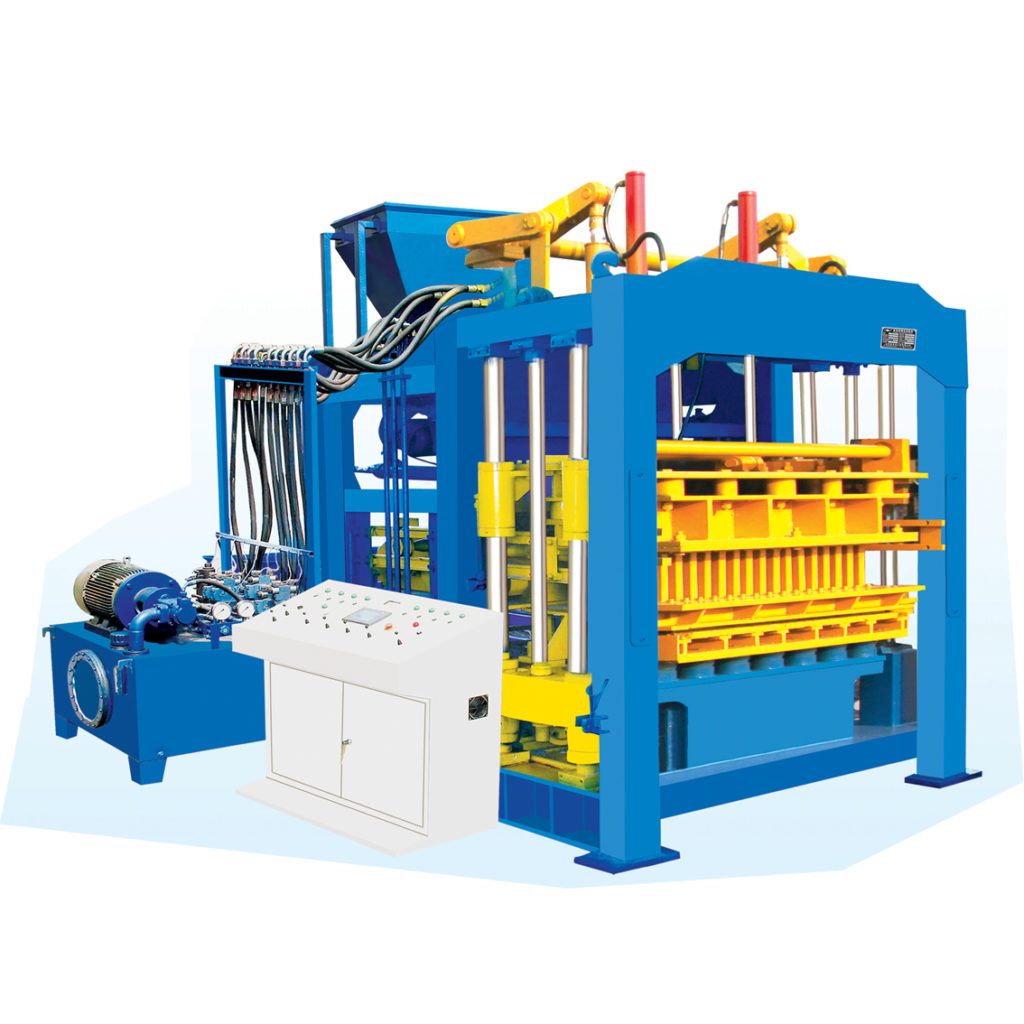 QT12-15 concrete block making machine