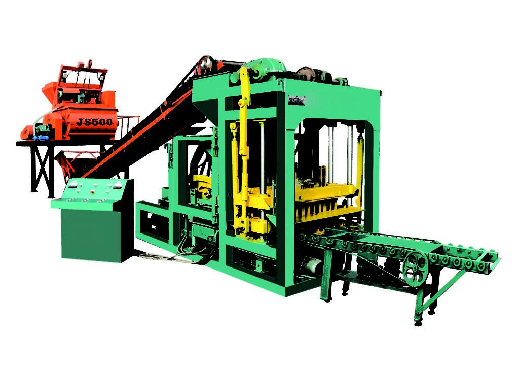 QTJ4-25 concrete brick machine