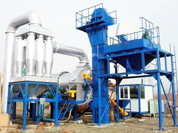 mobile asphalt mixing plant