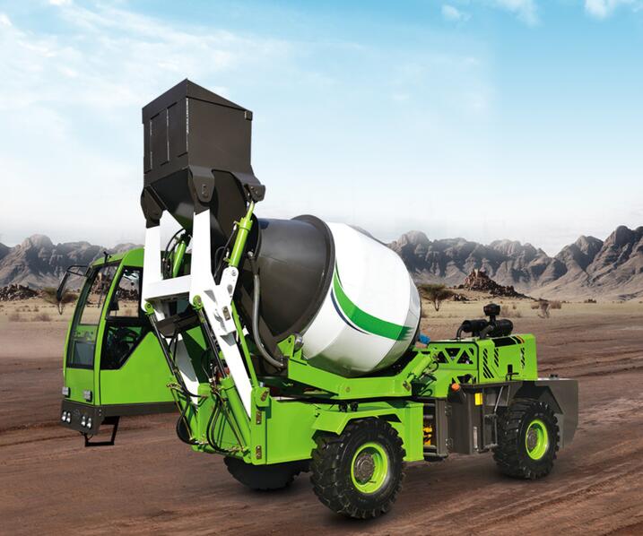 self loading concrete mixer truck