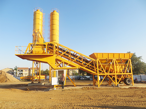 mobile concrete batching plant