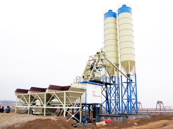 AJ-75 automatic concrete mixing plant