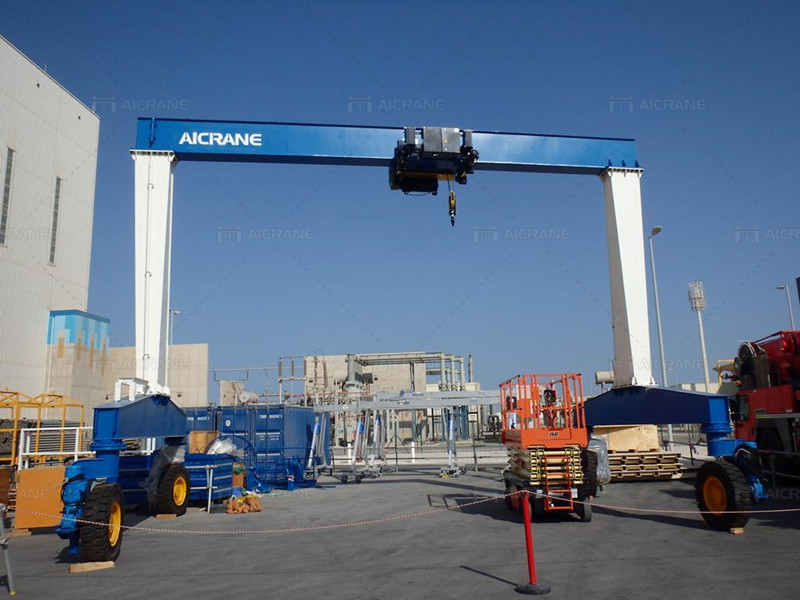 Rubber Tyred Gantry Crane For UAE