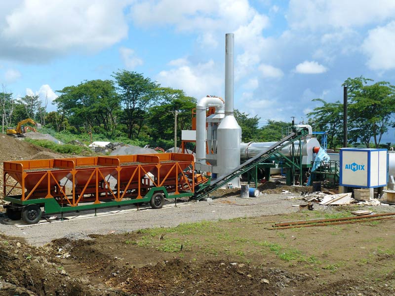 Mobile Type Continuous Asphalt Plant