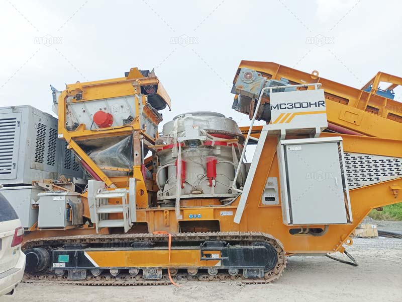 Malaysia crawler mobile crusher